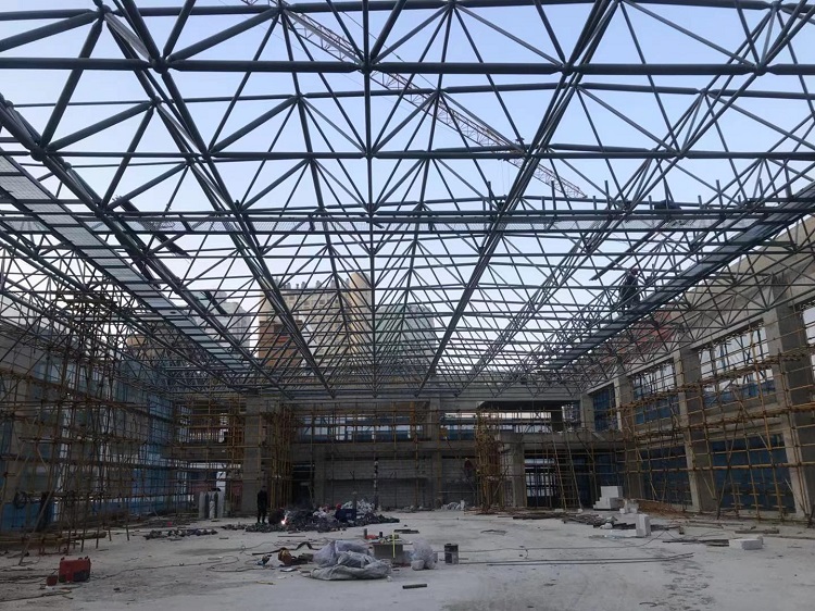 庆阳第一附属小学体育馆网架